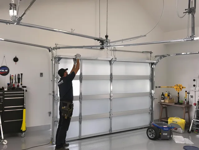 Carson Garage Door Repair certified team performing precision garage door installation in Carson