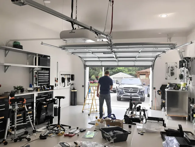 Garage door opener installation by Carson Garage Door Repair in Carson