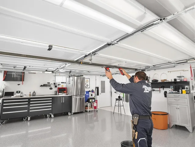 Overhead garage door repair service by Carson Garage Door Repair in Carson