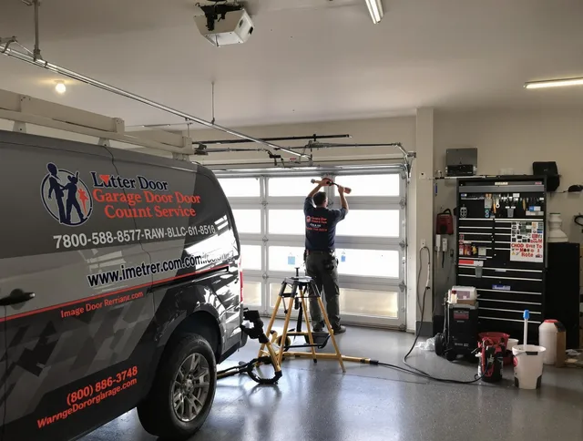 Carson Garage Door Repair team performing same-day garage door repair in Carson