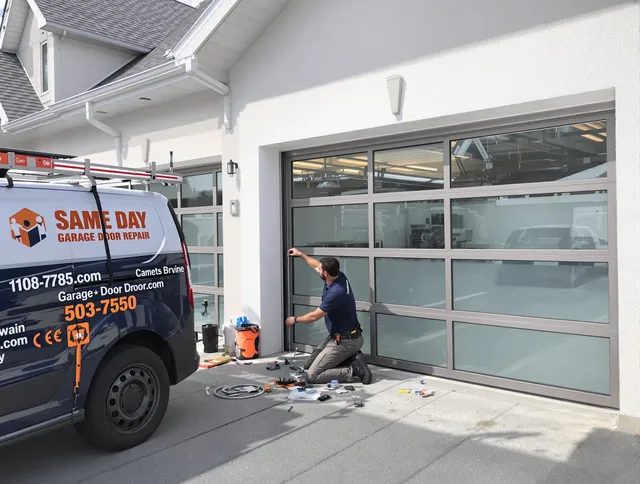 Same-day garage door repair service by Carson Garage Door Repair in Carson